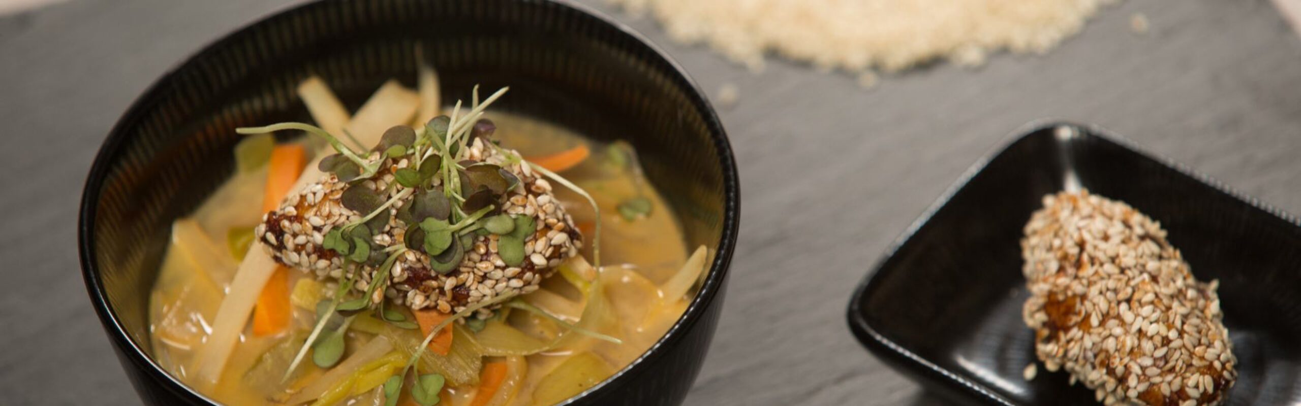 Glazirani žličnjaci hame s miso-juhom