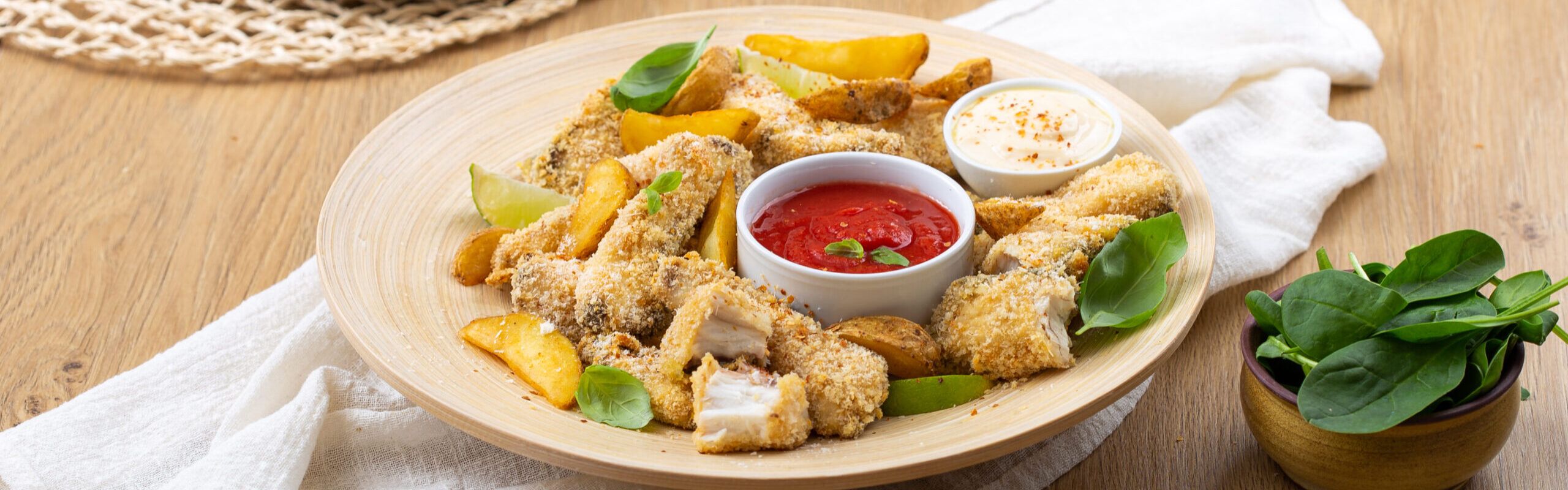 Rustikalni riblji štapići od hame