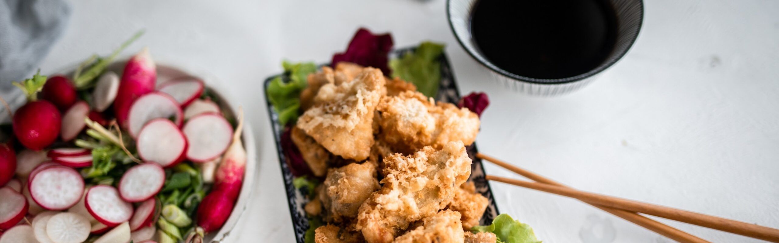 Sea bream fillet in tempura