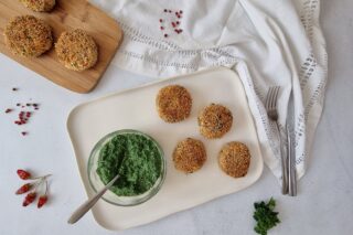 Polpete od brancina i bundeve sa &scaron;pinatom