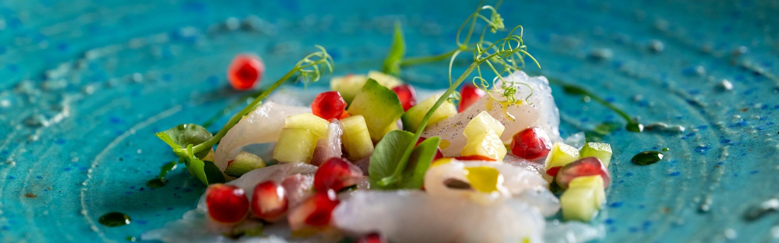 Carpaccio od brancina s krastavcem i narom