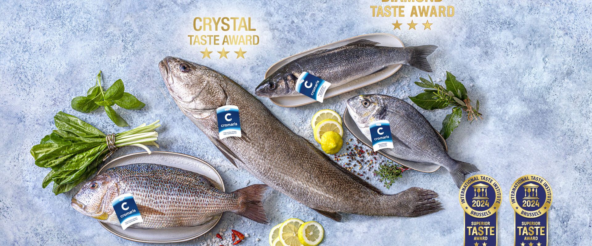 Award-winning Excellence in Taste and Quality of Cromaris Products